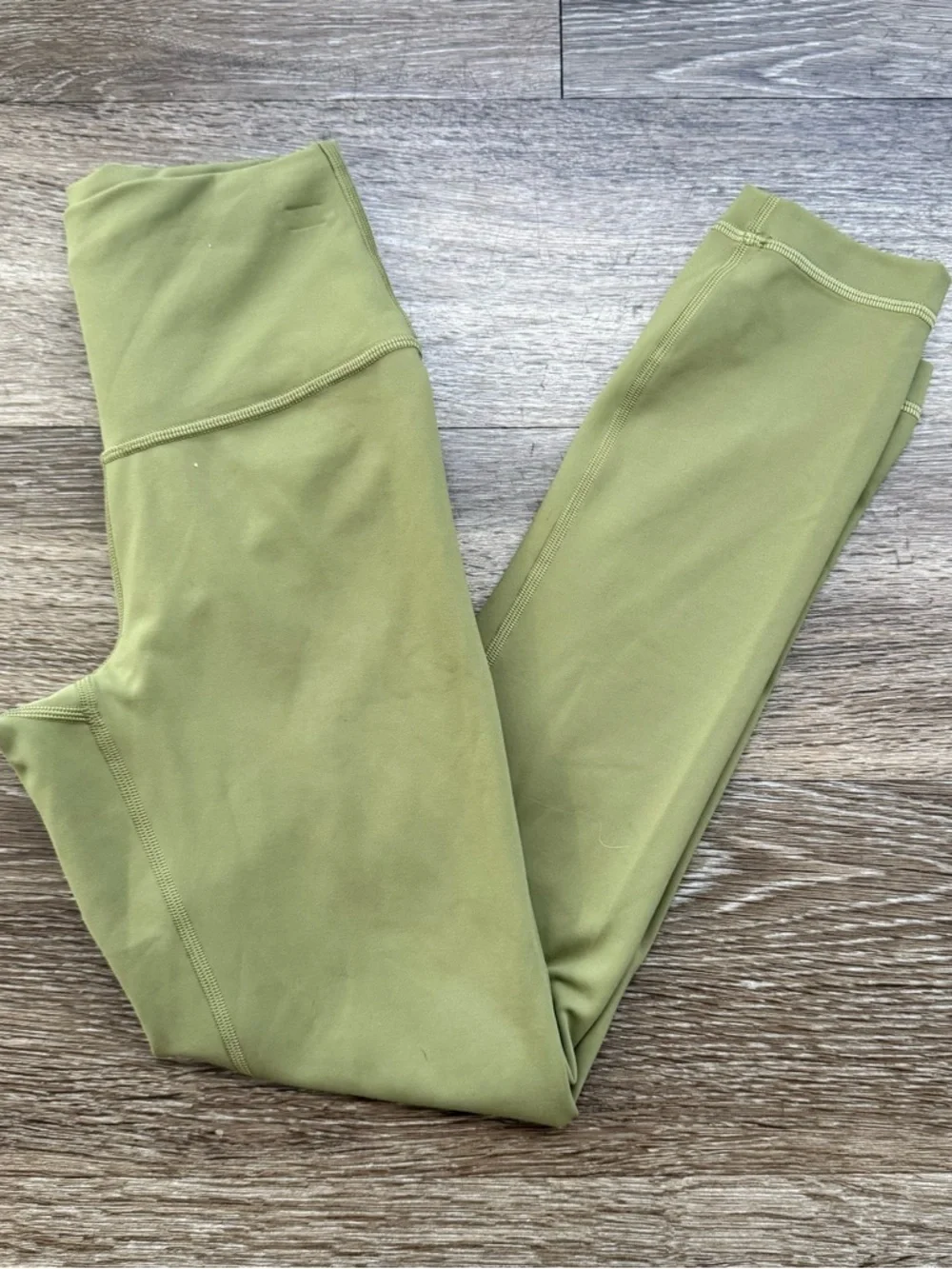 Lululemon Wunder Train High-Rise Crop 23" Bronze Green - Picture 3 of 7